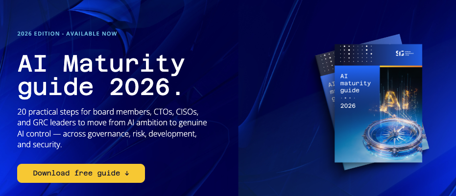A banner showing the AI Maturity Guide 2026