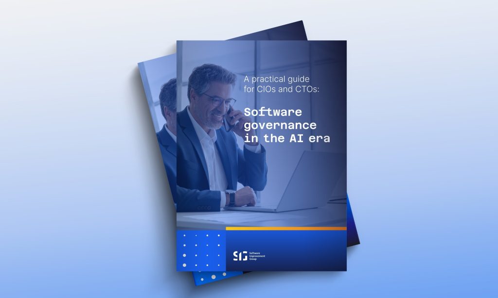 Free guide for CTOs on software governance in the AI era – Software Improvement Group.