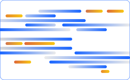 abstract graphic of yellow and orange lines