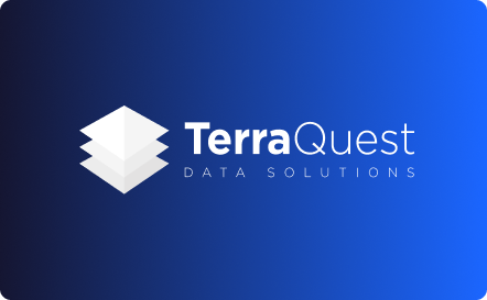 Blue version: Terraquest logo