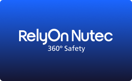 Blue version: Relyon Nutec logo
