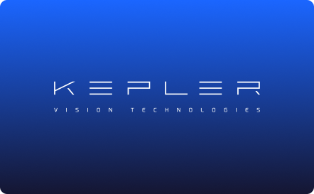 Blue version: Kepler vision technologies logo