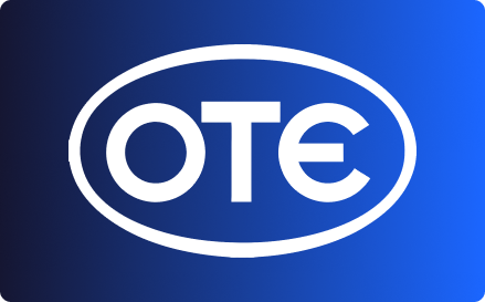Blue version: OTE logo