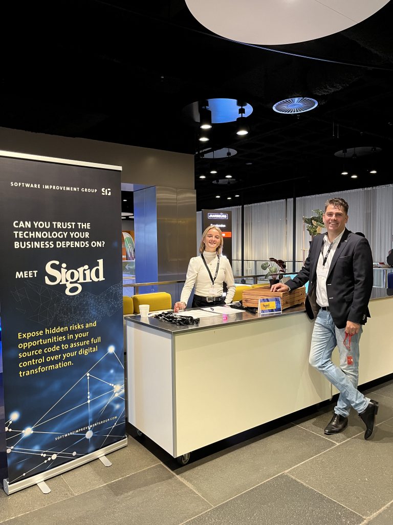 Sacha and Micheal at Sigrid User day
